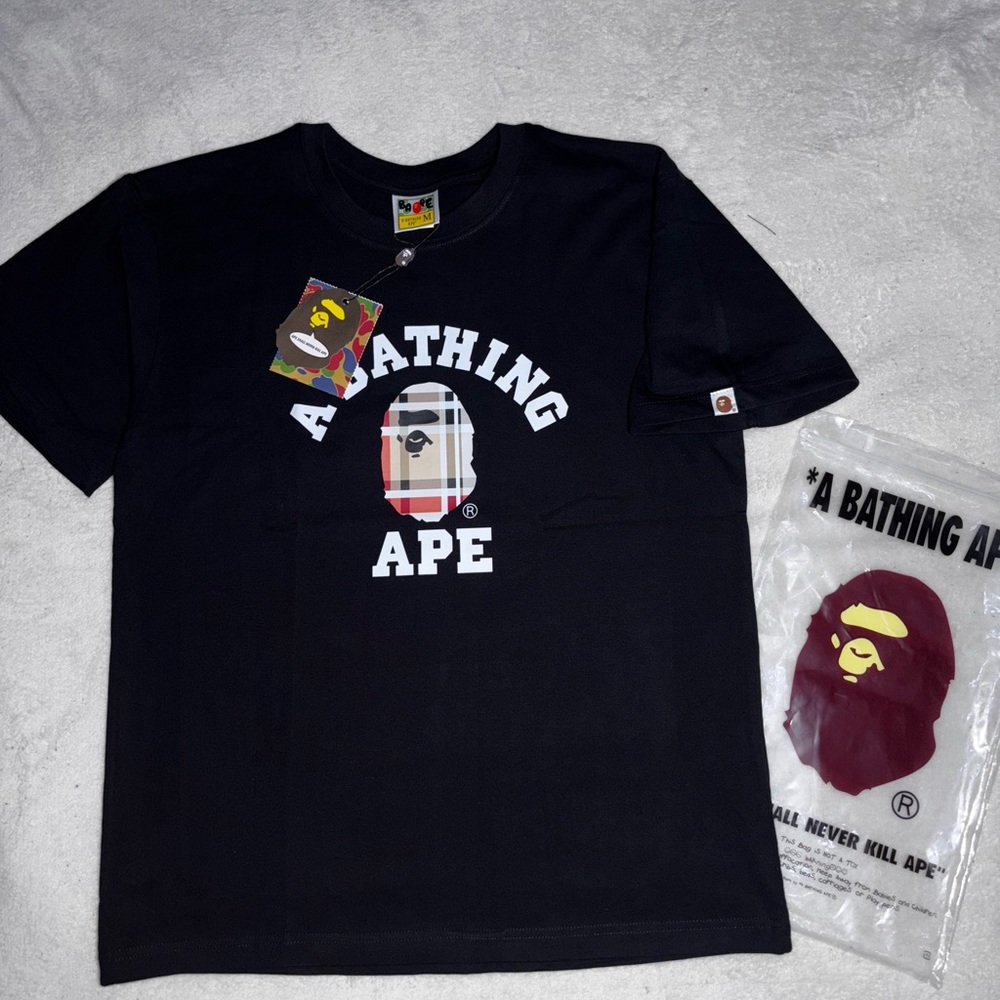 A Bathing Ape Black Short Sleeve Tee